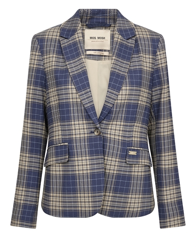 Mos Mosh - MMBlake Chec Blazer - Crown Blue